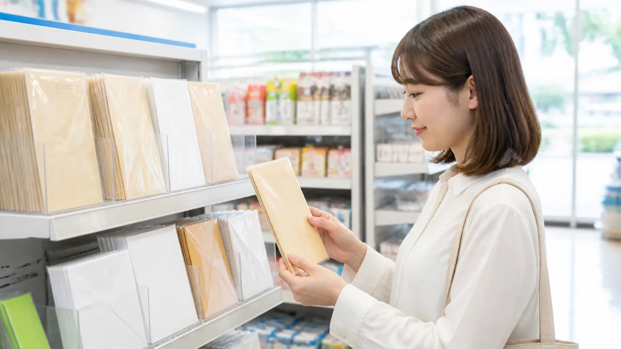 コンビニに封筒は売ってる？種類や値段、買える店舗をやさしく解説