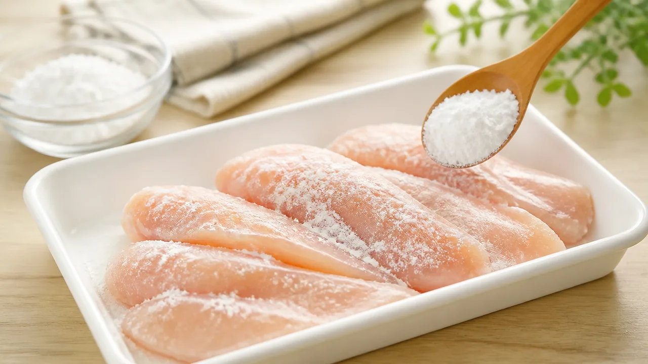 鶏胸肉に片栗粉をまぶすのはなぜ?しっとり仕上がる理由とコツ
