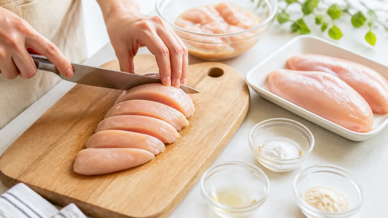 鶏胸肉に片栗粉をまぶすのはなぜ?しっとり仕上がる理由とコツ